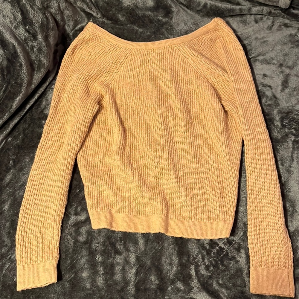 Aerie Criss Cross Back Sweater